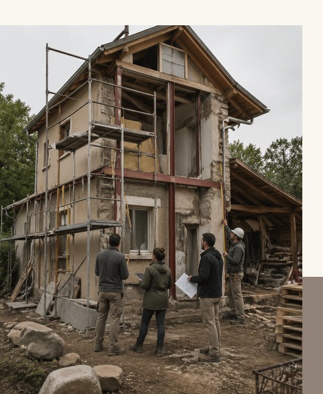 Реконструкция загородного дома под ключ в Алексине от бюро